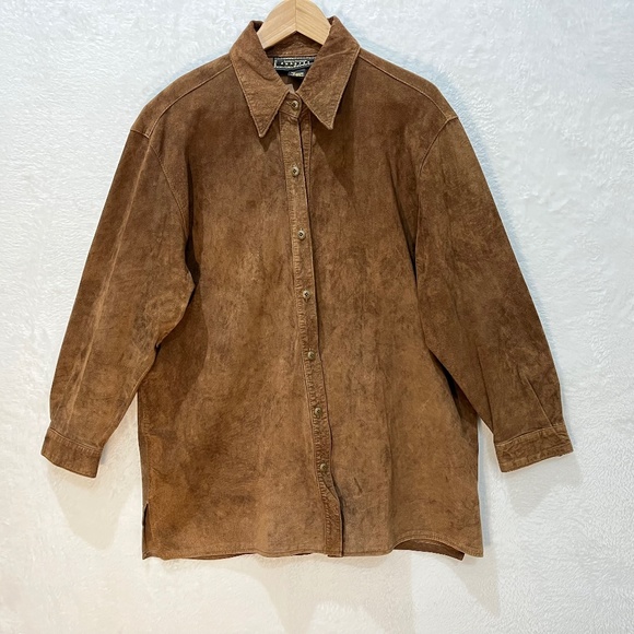 Express Other - Express Leather Suede Vintage Jacket